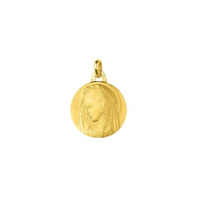 Médaille Vierge en or jaune
