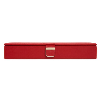 Wolf 1834 Palermo Safe Deposit Box, red leather