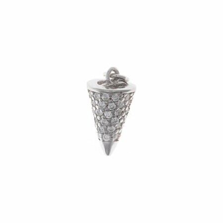 Charm Salvatore Plata en argent et oxydes de zirconiums