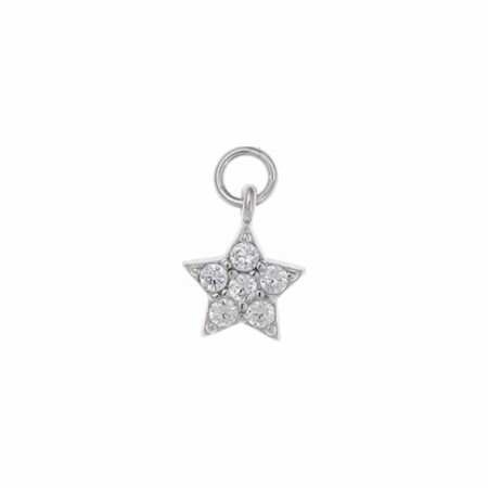 Charm Salvatore Plata en argent et oxydes de zirconiums