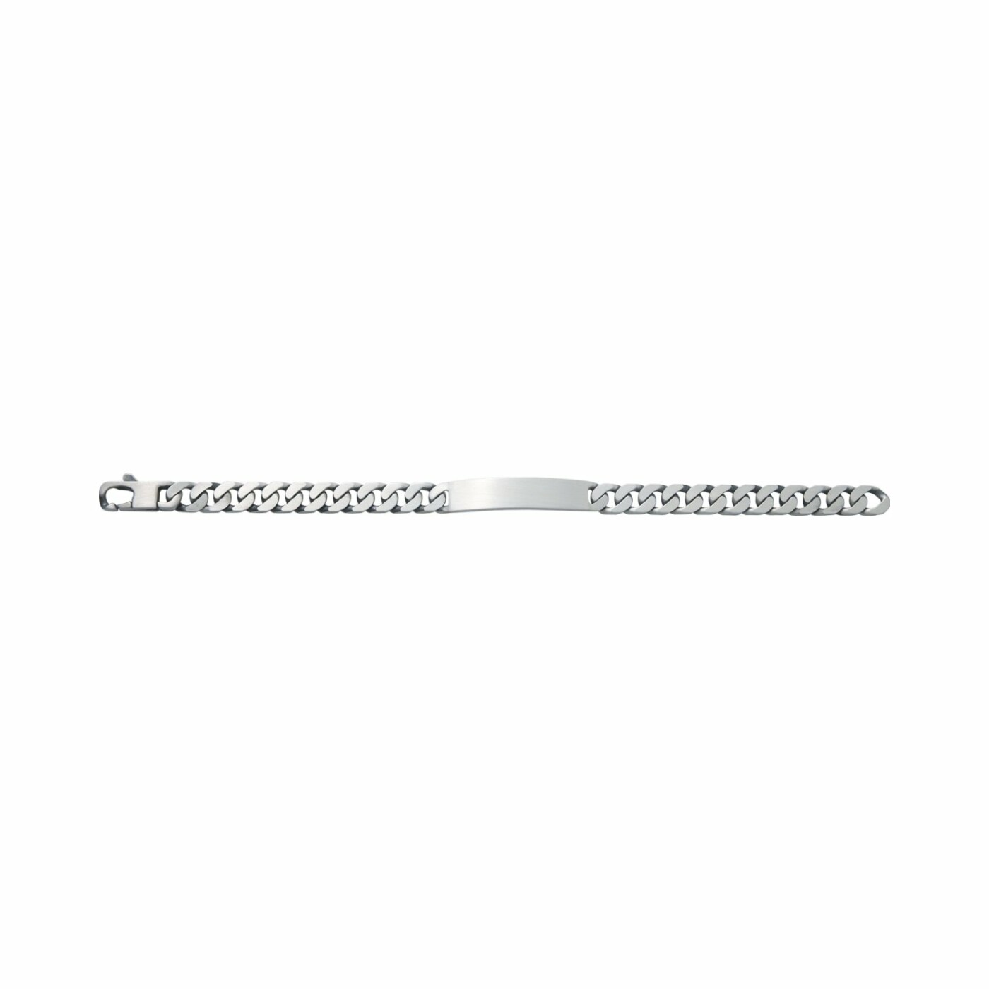 Gourmette en argent vieilli, 20cm