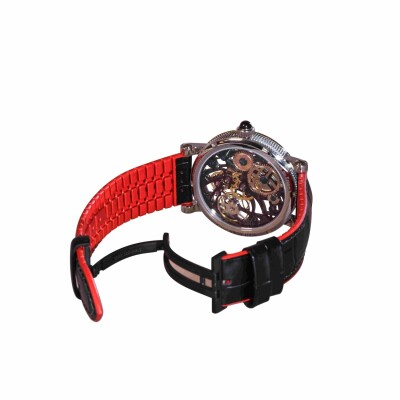 Montre Parrenin Squelette Mouvement Noir