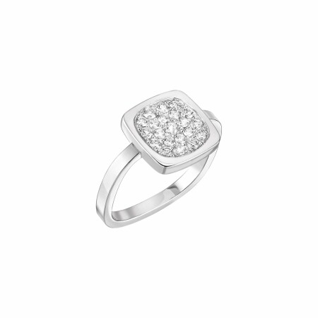 Bague dinh van Impression en or blanc et diamants