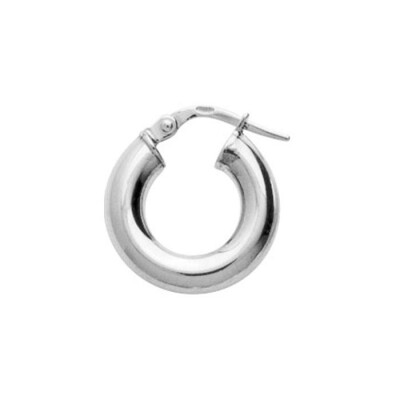 Boucles d'oreilles créoles en argent