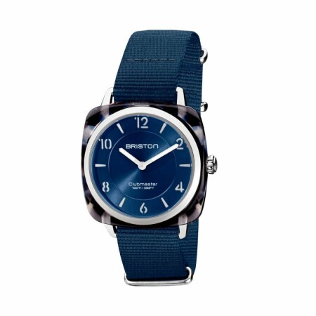 Montre Briston Clubmaster Chic acétate bleu nuit