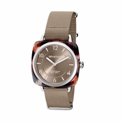 Montre Briston Clubmaster Chic acétate taupe