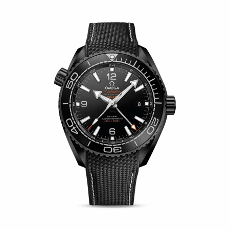 Montre OMEGA Seamaster Planet Ocean 600M Deep Black Co-Axial Master Chronometer GMT 45.5mm