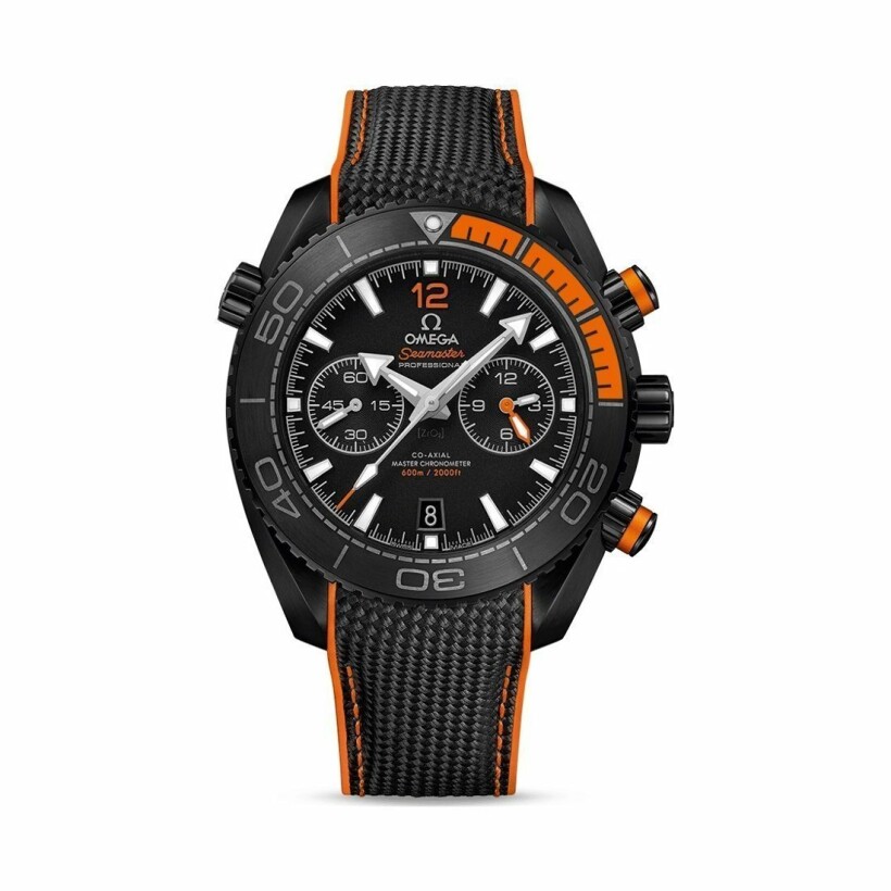 OMEGA Seamaster Planet Ocean 600M Deep Black Chronograph Co‑Axial Master Chronometer 45.5mm watch
