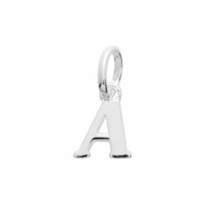 Pendentif lettre A en argent