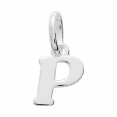 Pendentif en argent, lettre P