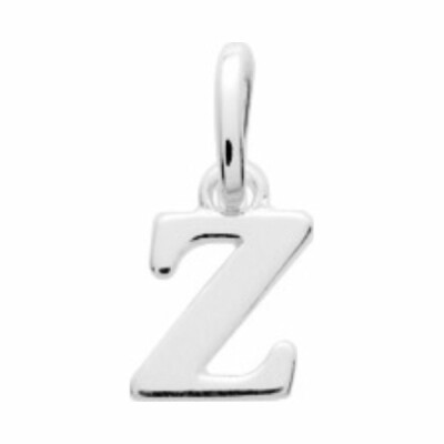 Pendentif en argent, lettre Z