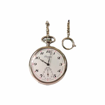 Montre à gousset Parrenin Homme acier argenté