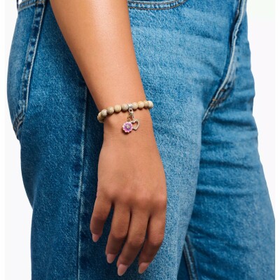 Pendentif  Thomas Sabo Charm Club en argent, plaqué or, email et oxyde de zirconium