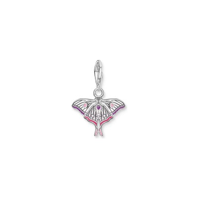 Pendentif  Thomas Sabo Charm Club en argent, email et oxyde de zirconium