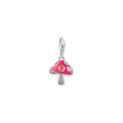 Pendentif Thomas Sabo Charm Club en argent, email et pierres de synthèse