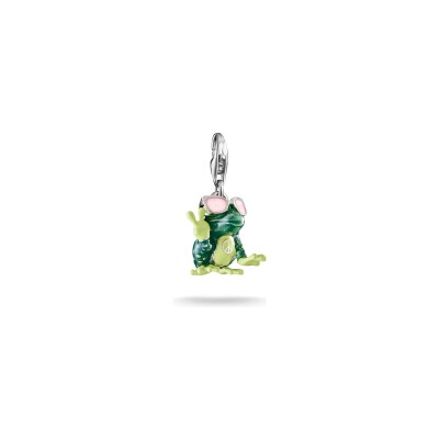 Pendentif Thomas Sabo Charm Club en argent, email et oxyde de zirconium
