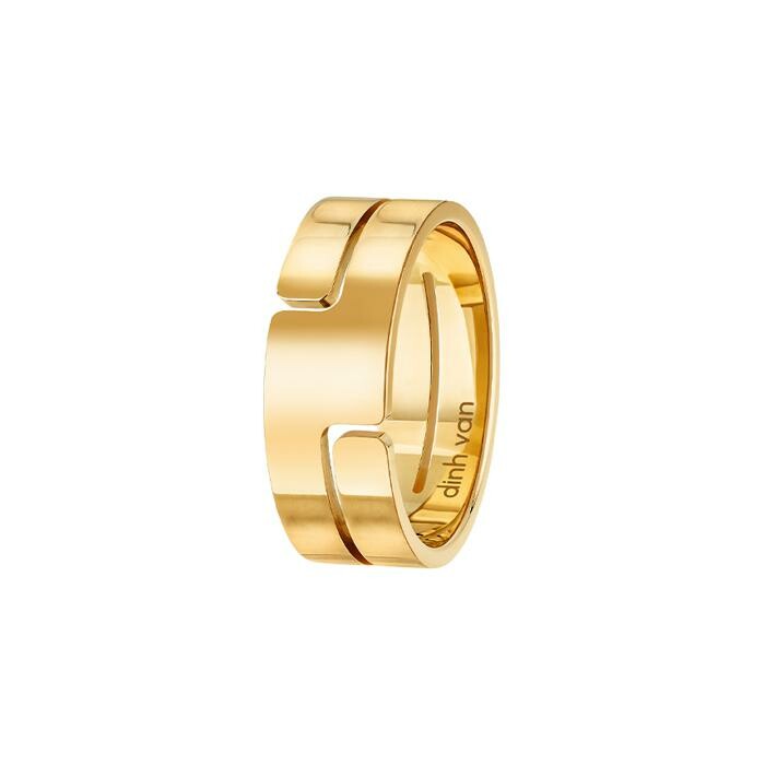 dinh van Seventies ring, medium size, yellow gold
