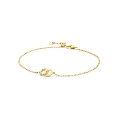 Bracelet Blush en or jaune et zircon