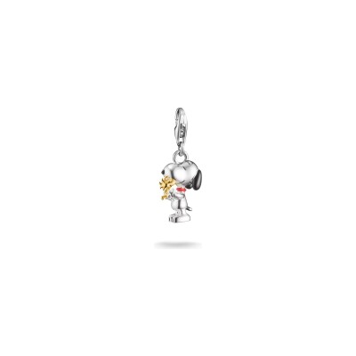 Pendentif Thomas Sabo Peanuts™ en plaqué or et argent et email