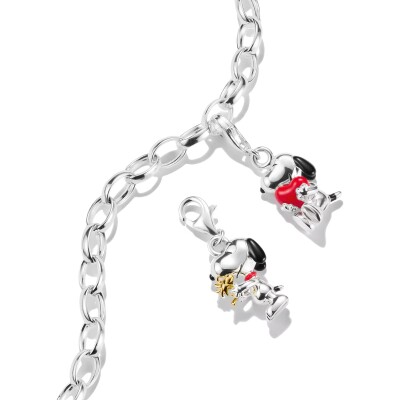 Pendentif Thomas Sabo Peanuts™ en plaqué or et argent et email
