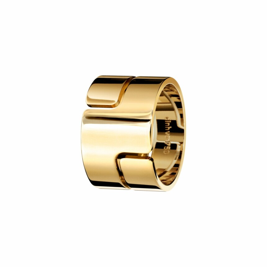 dinh van Seventies ring, large size, yellow gold