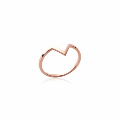 Bague en plaqué or rose
