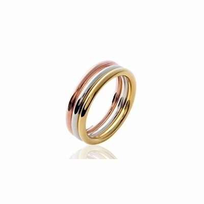 Bague en argent plaqué or