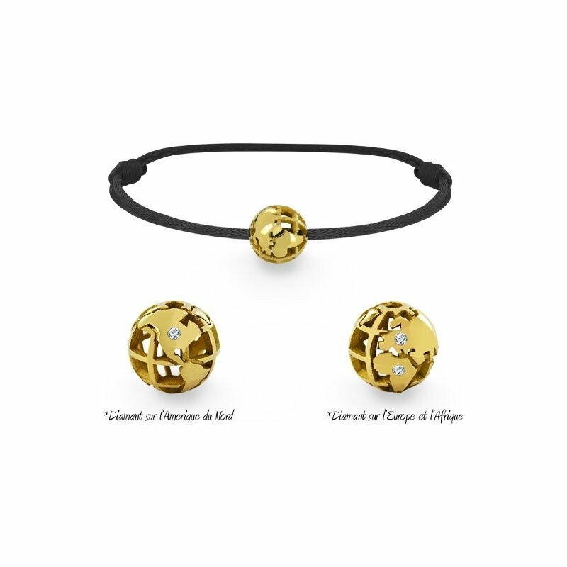 Bracelet Tournaire Perle de Voyage en or jaune