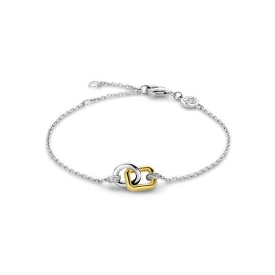 Bracelet Ti Sento en argent bicolore