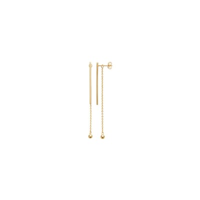 Boucles d'oreilles en plaqué or 