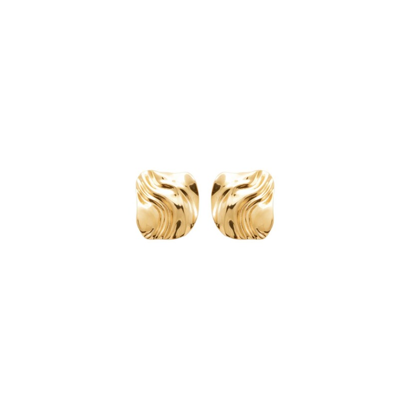 Boucles d'oreilles en plaqué or 