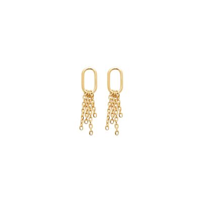 Boucles d'oreilles en plaqué or