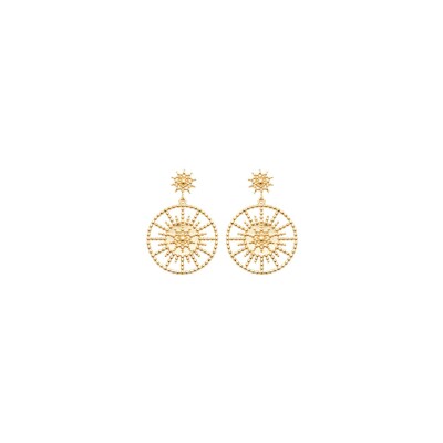 Boucles d'oreilles en plaqué or