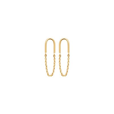 Boucles d'oreilles en plaqué or