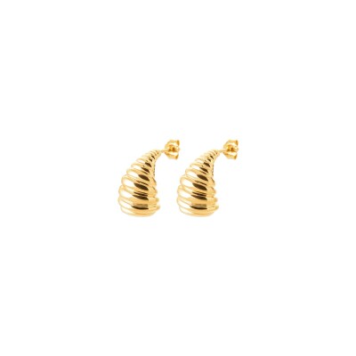Boucles d'oreilles en plaqué or