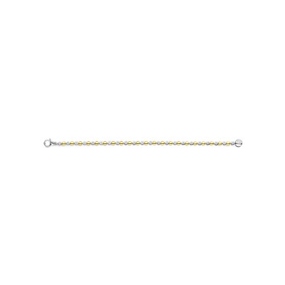 Bracelet Ti Sento en argent doré et oxyde de zirconium