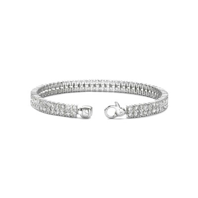 Bracelet Ti Sento en argent plaqué platine et oxyde de zirconium