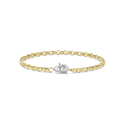Bracelet Ti Sento en argent doré