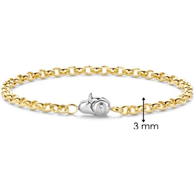 Bracelet Ti Sento en argent doré