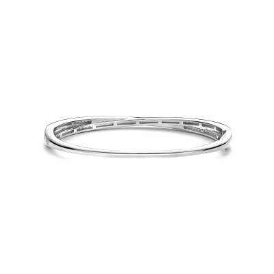 Bracelet Ti Sento en argent plaqué platine et oxyde de zirconium