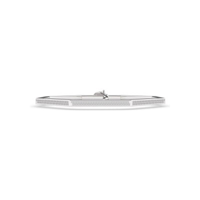 Bracelet Ti Sento en argent plaqué platine et oxyde de zirconium