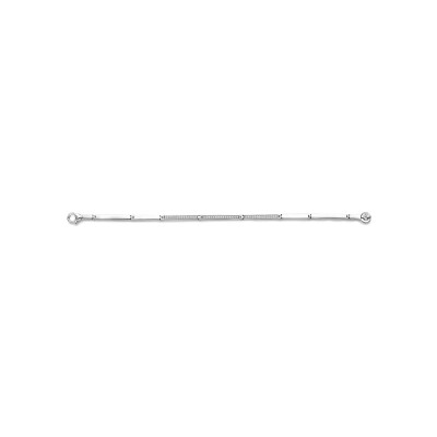 Bracelet Ti Sento en argent plaqué platine et oxyde de zirconium
