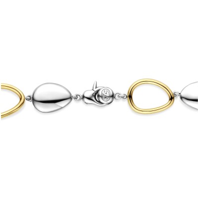 Bracelet Ti Sento en argent doré et cristal synthétique