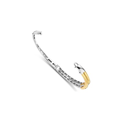 Bracelet Ti Sento en argent doré et oxyde de zirconium