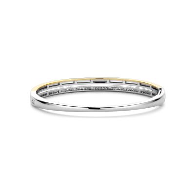 Bracelet Ti Sento en argent doré et oxyde de zirconium