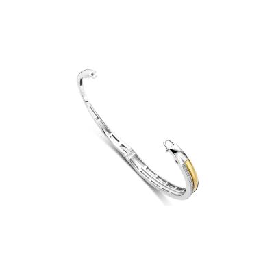 Bracelet Ti Sento en argent doré et oxyde de zirconium