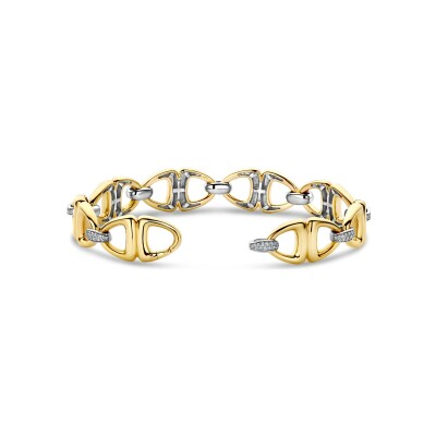 Bracelet Ti Sento en argent doré et oxyde de zirconium