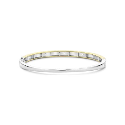 Bracelet Ti Sento en argent doré et oxyde de zirconium