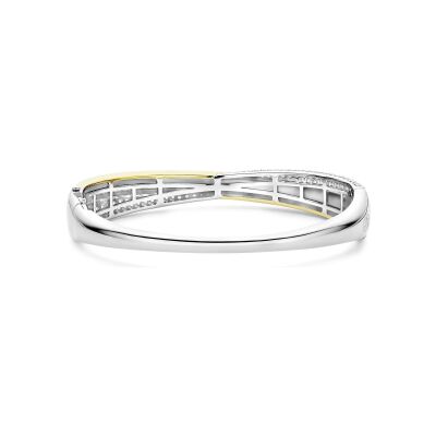 Bracelet Ti Sento en argent doré et oxyde de zirconium