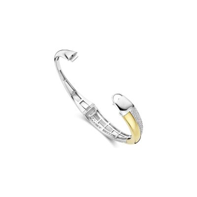 Bracelet Ti Sento en argent doré et oxyde de zirconium